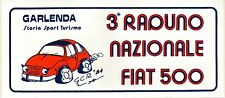 Adesivo vintage raduno usato  Albenga