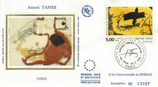 1992 fdc. soie d'occasion  Dijon
