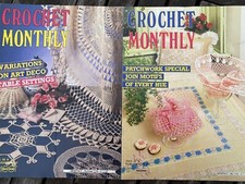 Crochet monthly magazines for sale  RIPLEY