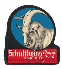 Bier etikett schultheiss gebraucht kaufen  Prösen