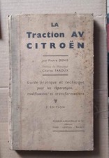 Manuel citroen traction d'occasion  France