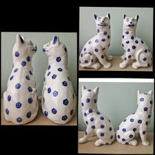 Pair french faience for sale  EDINBURGH