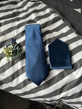 Gents navy tie for sale  NEATH