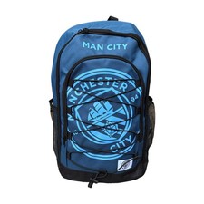Mochila escolar Manchester City FC grande logotipo bungee presente MCFC, usado comprar usado Mochila escolar Manchester City FC grande logotipo bungee presente MCFC, usado comprar usado  Enviando para Brazil