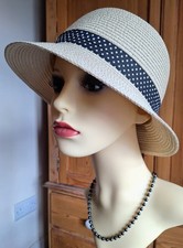 Women cloche panama for sale  WINKLEIGH