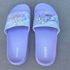 Disney Frozen Sandalias Lavanda Morado Toboganes Juveniles Talla 37/38 (aprox US 5-6) segunda mano  Embacar hacia Argentina