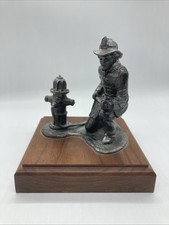 Handcrafted pewter fireman for sale  Irving