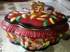 Earthenware box bouquet d'occasion  Expédié en Belgium