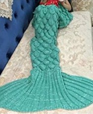 Strickdecke decke meerjungfrau gebraucht kaufen  Ingolstadt