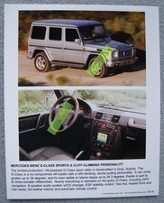 Pressefoto Mercedes G 500 lang W463 G-Modell wagon photo Foto brochure Prospekt comprar usado Pressefoto Mercedes G 500 lang W463 G-Modell wagon photo Foto brochure Prospekt comprar usado  Enviando para Brazil