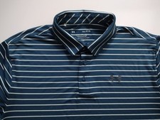 Camisa polo masculina de golfe Under Armour The Play Off verde listrada branca manga curta comprar usado  Enviando para Brazil