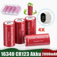 2800mah wiederaufladbar 16340 gebraucht kaufen  Ginsheim-Gustavsburg