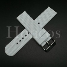 Pulseira de relógio de borracha de silicone pneu 22 24 mm liberação rápida compatível com Panerai branco comprar usado  Enviando para Brazil