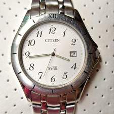 Citizen WR100 Relógio de Quartzo Safira – Aço Inoxidável – Data – Funciona – Japão comprar usado  Enviando para Brazil