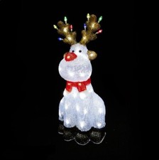 Reindeer led acrylic for sale  WATFORD
