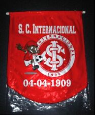 S C INTERNACIONAL - BRASIL - Pennant - (2) - Bandeira - Tecido - Novo - Tamanho 40 cm comprar usado  Enviando para Brazil