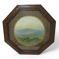 Octagonal carved wooden for sale  WINSFORD