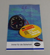 Prospekt broschüre vdo gebraucht kaufen  Jever