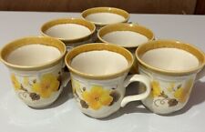 Conjunto de 6 xícaras/canecas de café vintage Mikasa Garden Club Flower Fest EC409 Japão em excelente estado usado, usado comprar usado  Enviando para Brazil