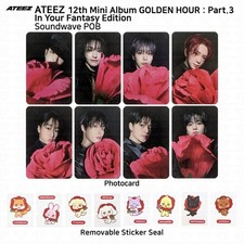 Tarjeta fotográfica ATEEZ Golden Hour Part.3 In Your Fantasy Edition Limited Soundwave POB segunda mano  Embacar hacia Mexico