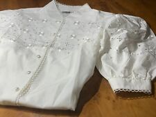 Damenbluse gratz weiß gebraucht kaufen  Lübeck