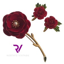 Crown trifari red for sale  Metairie