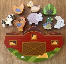 wood farm toy set for sale  Lenexa