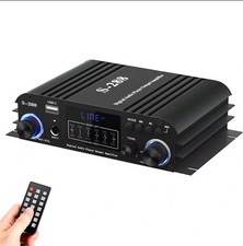 Amplificador de áudio residencial S-288 4 canais Bluetooth 5.0 RMS 45Wx4 Max 600W estéreo HiFi comprar usado  Enviando para Brazil