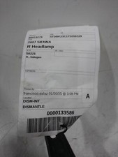 Conjunto de faróis Toyota Sienna 2007 R azul OEM usado halogênio 4DR comprar usado  Enviando para Brazil