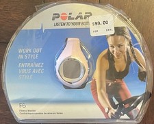 Relógio de exercício Polar F6 feminino prata rosa digital quartzo comprar usado  Enviando para Brazil