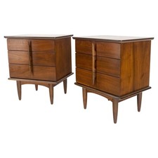 Pair walnut mid for sale  USA
