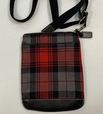 Coach plaid red for sale  Whitehall