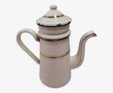 Cafetière émaillée beige d'occasion  Neuville-Saint-Rémy