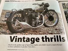 Velocette kss motorcycle for sale  BRIGHTON