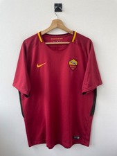 Camiseta Nike 847284-613 AS Roma 2017/2018 HOME FOOTBALL SOCCER SHIRT, usado comprar usado  Enviando para Brazil