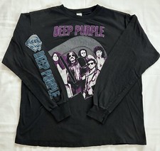 Camisa de concerto vintage 1985 roxa profunda Perfect Strangers manga longa original GG comprar usado  Enviando para Brazil