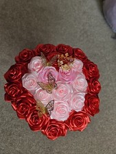 Bouquet satin roses for sale  MORDEN