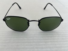 Óculos de sol Ray Ban RB3548 51MM hexagonal armação preta/lente plana degradê verde comprar usado  Enviando para Brazil