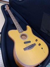 Usado, Guitarra elétrica Fender Acoustasonic mogno Telecaster feita no México com bolsa gig comprar usado  Enviando para Brazil