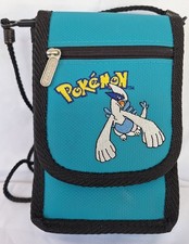 Bolsa de transporte vintage Nintendo Game Boy azul-petróleo Pokemon Lugia com alça comprar usado  Enviando para Brazil