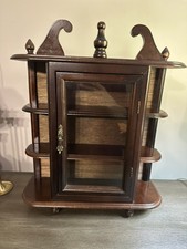 Vitrine decorativa de madeira vintage da década de 1980 prateleira suporte ou pendurar excelente estado. comprar usado  Enviando para Brazil