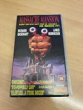 Massacre mansion vhs for sale  TELFORD