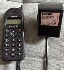Teléfono Móvil Vintage Retro Finales de 1990 Philips TCD 128/BA GSM BT Cellnet Prop segunda mano  Embacar hacia Mexico