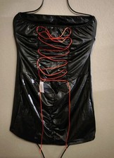 Damen bandeaukleid wetlook gebraucht kaufen  Regensburg