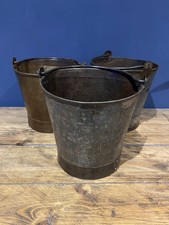 Vintage galvanised buckets for sale  BOSTON