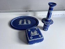 Wedgwood dark blue for sale  COLNE