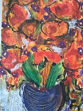 Quadro fiori astratto usato  Sestino
