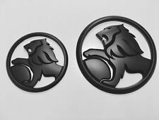 Lion Badge 130mm e 112mm combo preto fosco edição Holden SS SV6 VF Commodore., usado comprar usado  Enviando para Brazil