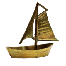 Vintage brass sail for sale  Montgomery