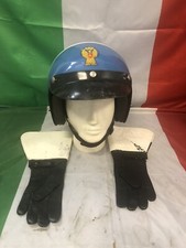Casco bicolore motociclista usato  Milano